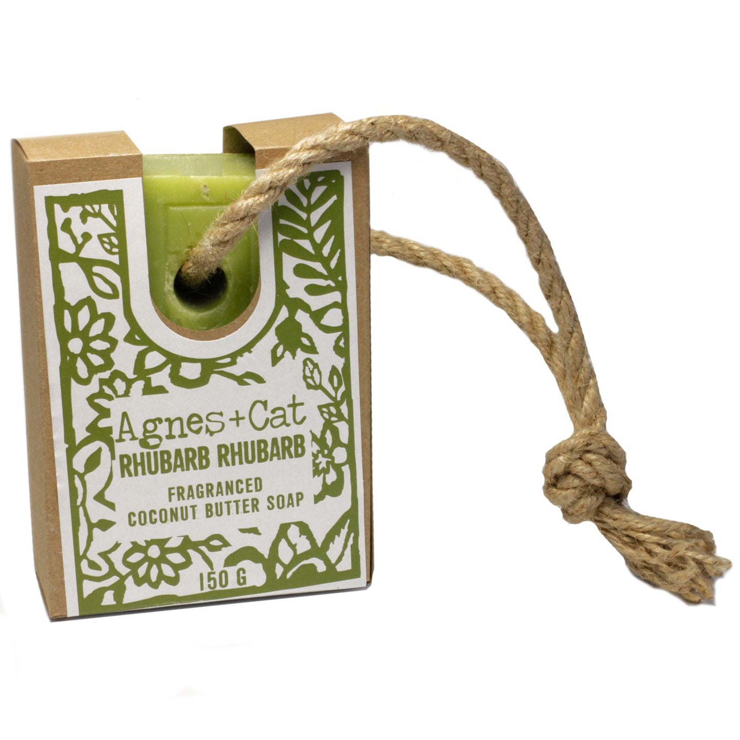 Soap On A Rope - RHUBARB