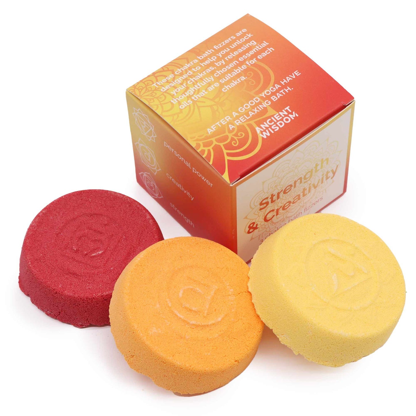 Chakra Bath Fizz -Strength & Creativity