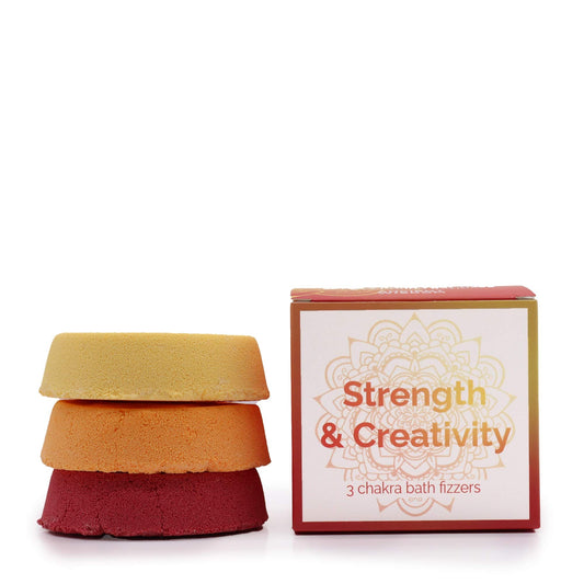 Chakra Bath Fizz -Strength & Creativity